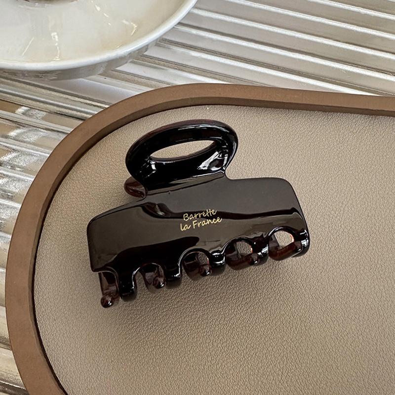 Korean Style Hair Claw Red Temperament Elegant Hair Clips Ponytail Holder Hairpins For Women Simple Hair Accessories