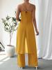 2025 Elegant Casual Solid Color Women's Camisole Two-Piece Set