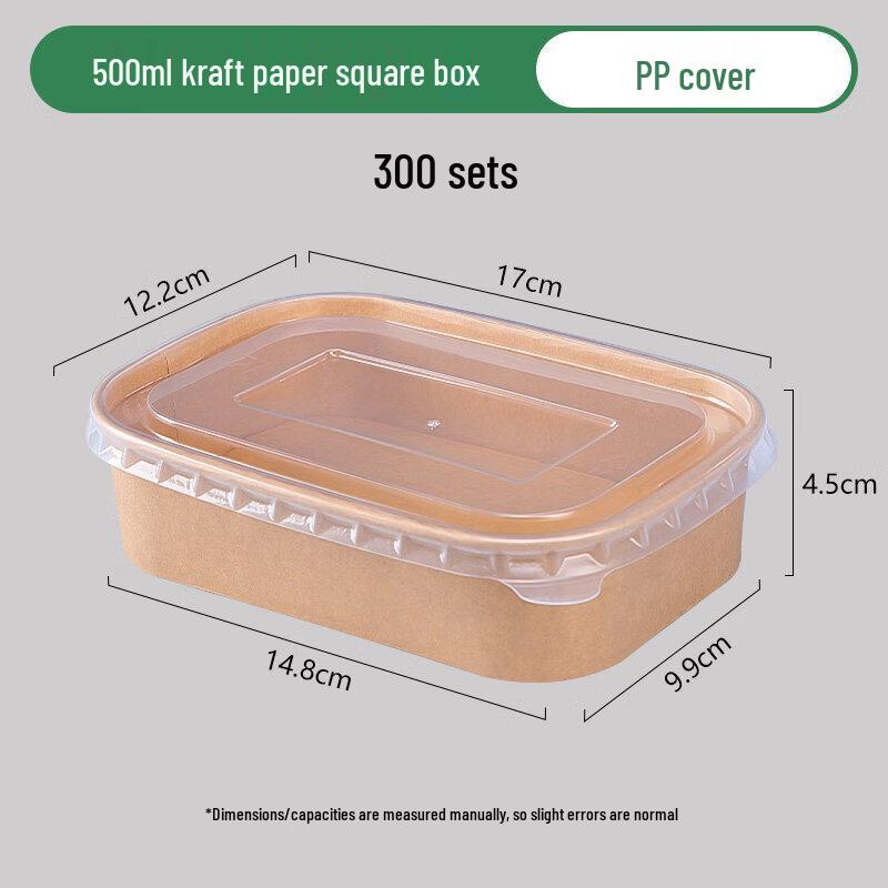 Eco-Friendly Kraft Paper Takeaway Food Box