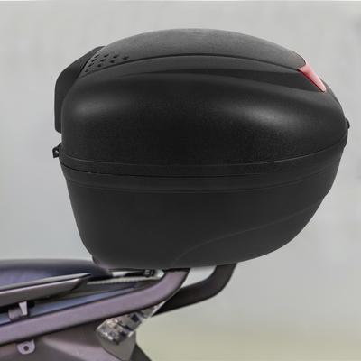Plastic Durable Waterproof Motorcycle Tail Box Electric Bike Trunk Top Case Rear Seat Box Motorcycle Accessories Luggage Rack