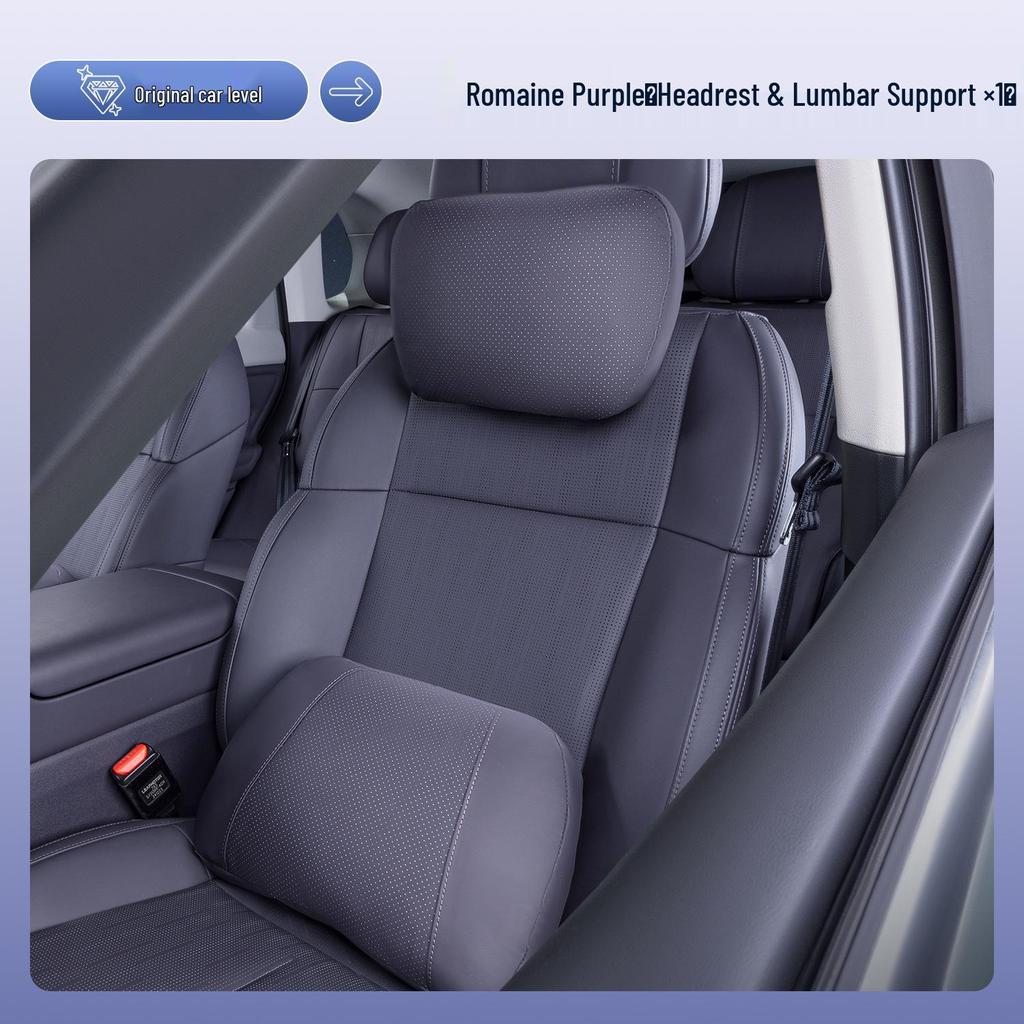 Leapmotor B10 Headrest & Lumbar Support Cushion - Neck Protector & Car Decorative Accessory.