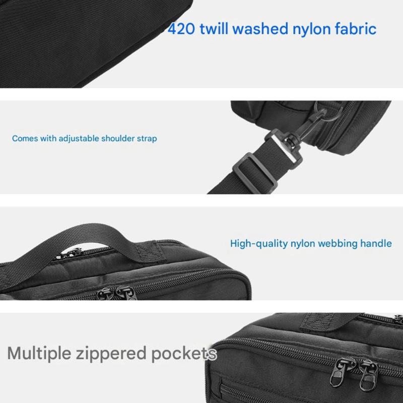 Protective Game Consoles Organiser Bag With Reinforced PP Board Interior Soft Lining For NS2 NS1 Accessories Storage