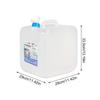 Usage Extérieur / Étui à Eau Pliable 20L Contenant à Eau Portable Spacieux Bouilloire Seau en Plastique Équipement de Camping Fournitures