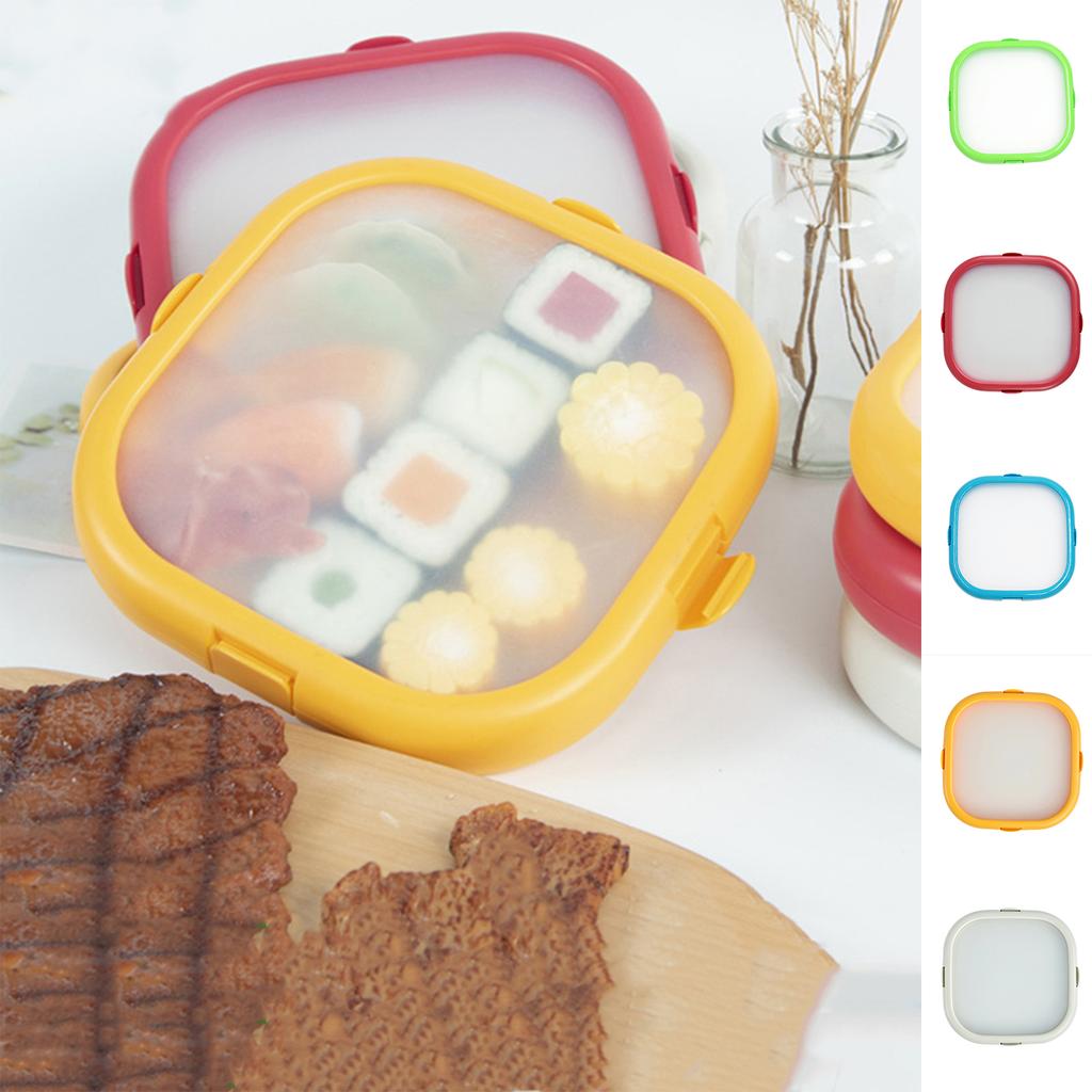 Sandwich Box Microwavable Lunch Box Reusable Sandwich Box Sandwich Bento Box Portable Take-out Lunch Box