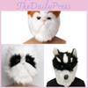 Plush Husky Head Mask With Funny Animal Costume For Halloween And Party Events