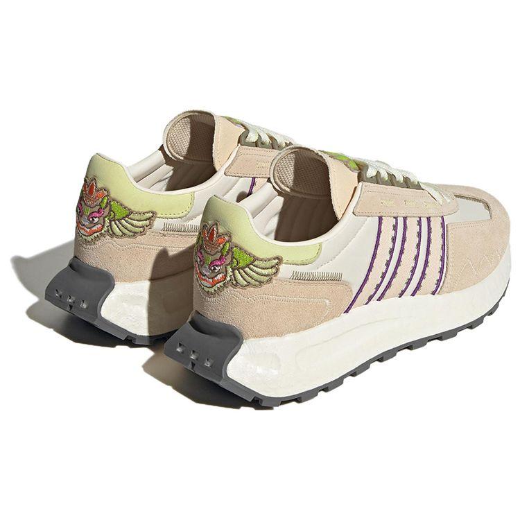 Adidas Originals Shock Absorbing Non-Slip Durable Low-Top Sports Casual Shoes Unisex Sneakers Off-White IF5410