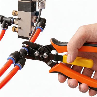 Pneumatisches Trennwerkzeug-Set Schnell-Luftschlauch-Trennwerkzeug Zange Push-To-Connect-Fittings Entfernungswerkzeug Tragbares Industrielles Handwerkzeug Für Rohrleitungen Täglich