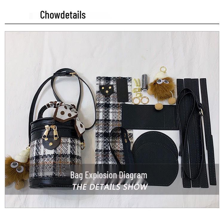 Handmade Woven Bucket Bag - Summer Small Crossbody & Shoulder Bag for Girlfriend or Bestie