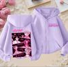 Hoodies Sweatshirts Girls Kids Girls Sweatshirt Zip Purple Hoodie Casual Top Hoodie Kids Clothing