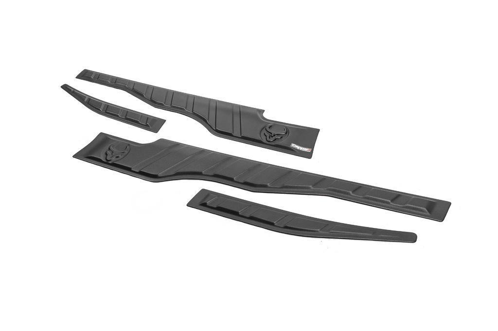 Верхние молдинги дверей (4 шт, ABS) для Fiat Fullback 2016- гг