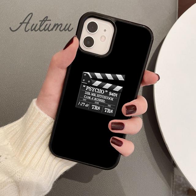 Clapper board Phone Case for iPhone 11 12 13 14 Pro Max mini X XR XS SE 2020 5 6S 7 8 Plus Samsung Galaxy S21 S22 Cover shell