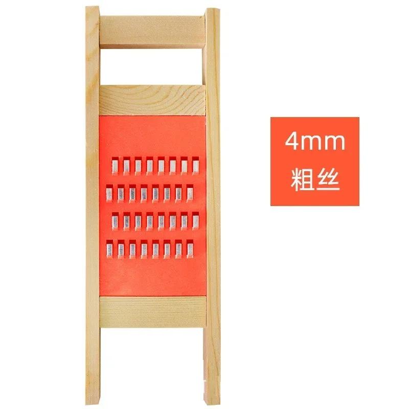 Wooden Potato Grater Cucumber Vegetable Slicer Salad Kitchen Shredder Cheese Carrot Chopper Potato Peeler French Fry Cutter