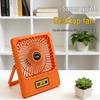 Ultra-thin Portable Silent Fan with Digital Display - Multifunctional, Hangable, Rechargeable for Desktop, Office, and Student Use