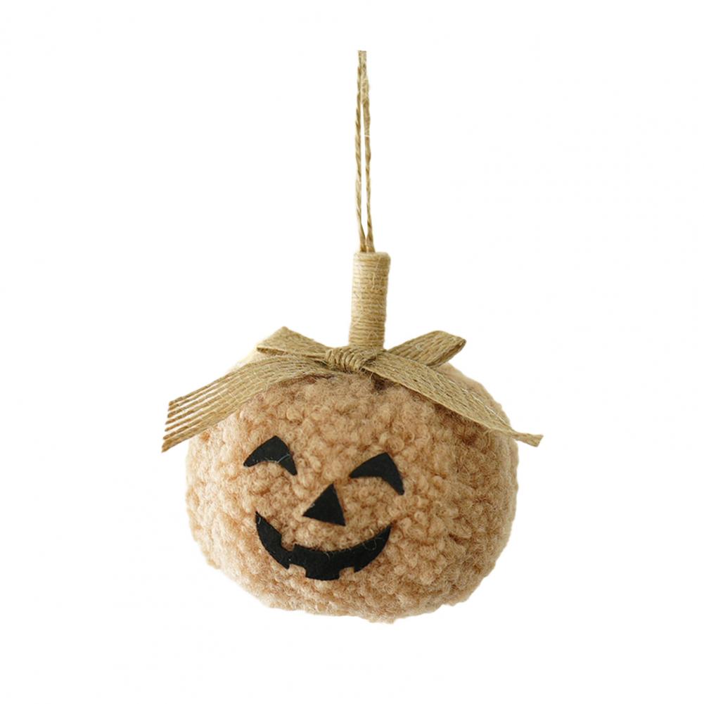 Halloween Pumpkin Decoration Pumpkin Grimacing Figure Festive Pumpkin Face Doll Hanging Ornaments for Halloween Party