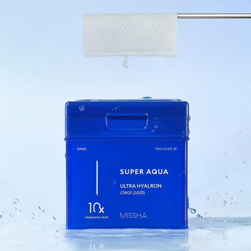MISSHA Super Aqua Ultra Hyalon Clear Pads 170ml 70EA