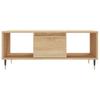  Coffee Table, Sonoma Oak 90x50x36.5 Cm Wood-based Material