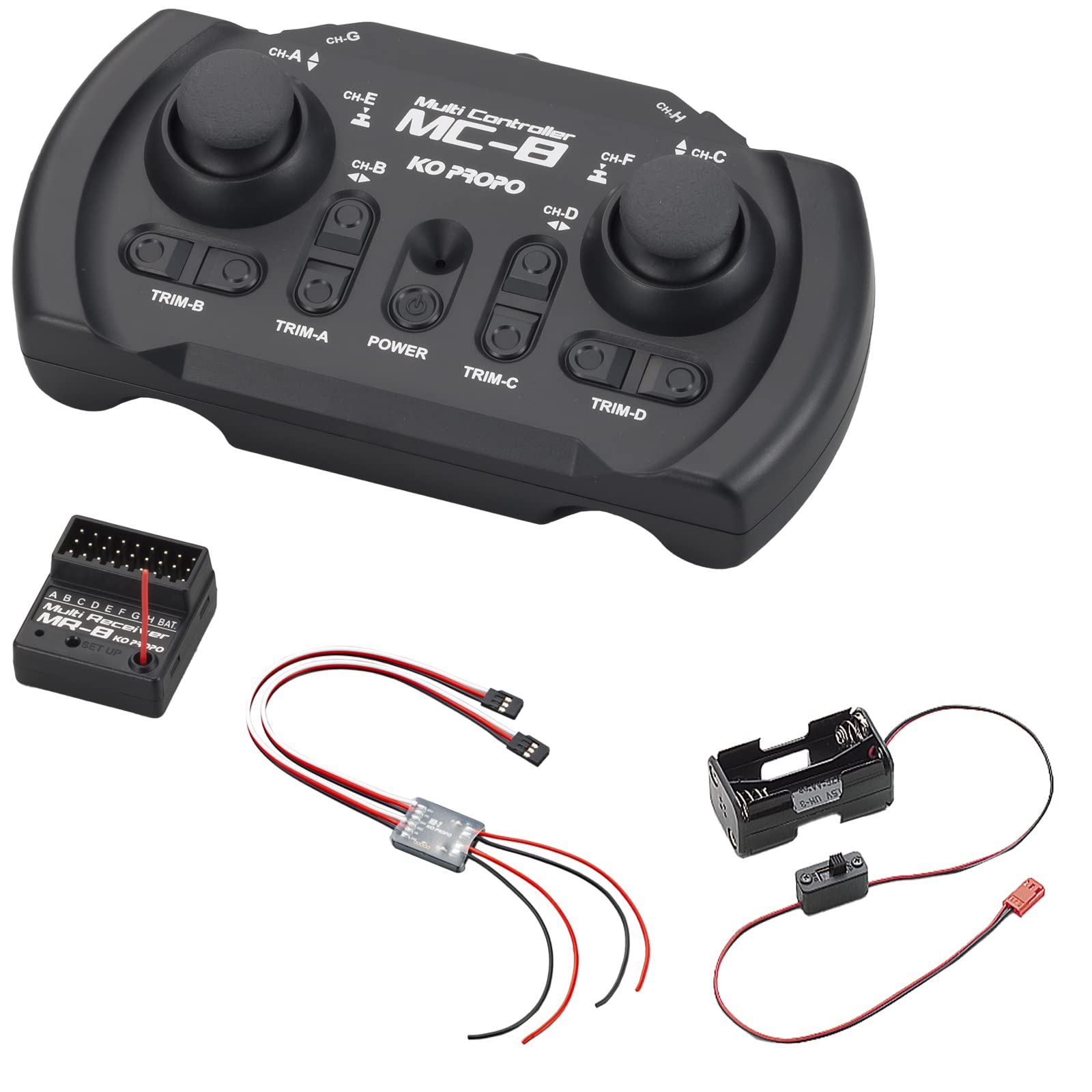 

Kondo Kagaku Twin Motor Mixing ESC 10717 MC-8 2.4GHz MX-F MAKE-B (MD-2 Set)