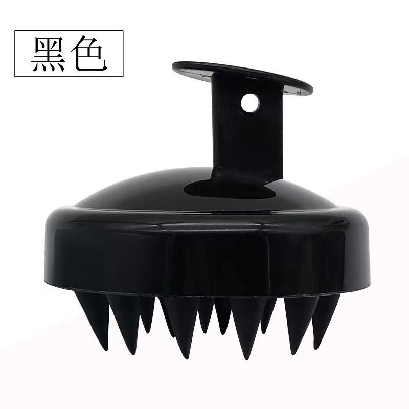 Silicone Shampoo Brush Head Scalp Massage Comb Body Massage Comb Body Massage Brush Bath Shower Brush Salon Hairdressing Tool