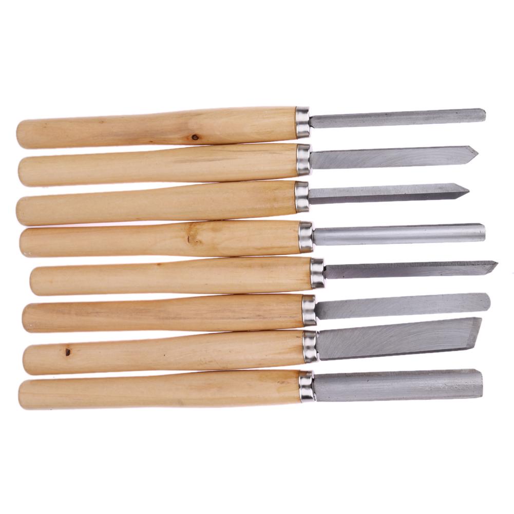 Buy New 8pc Wood Lathe Chisel Set Turning Tools Woodworking Gouge Skew