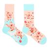 Calzini AB Asimmetrici Trendy Divertenti per Coppia Anatra Mandarina Colorati Calzini a Mezza Gamba SMLSOX