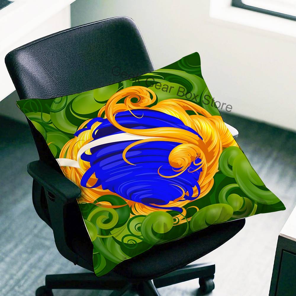 Rio de JaneiroBrazi Anime Celebrity Merchandise AllMatch Printed Pillow Case Sofa Car Office Room Decoration Protector