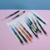 12-Color Refillable Rollerball Pens, 0.5mm Needle Tip for Journaling, Doodling & Cards