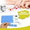 Intelligent Timed Reminder Medicine Box 28 Compartment Weekly Smart Pill Box with Sound Alarm for Elderly Medicine Reminder