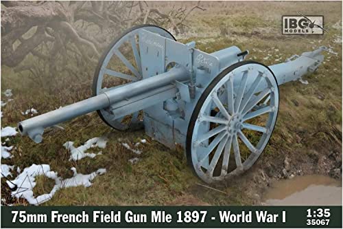 IBG 1/35 French 75mm Schneider M.1897 Field Gun, World War I Type, Plastic Model Kit PB35067