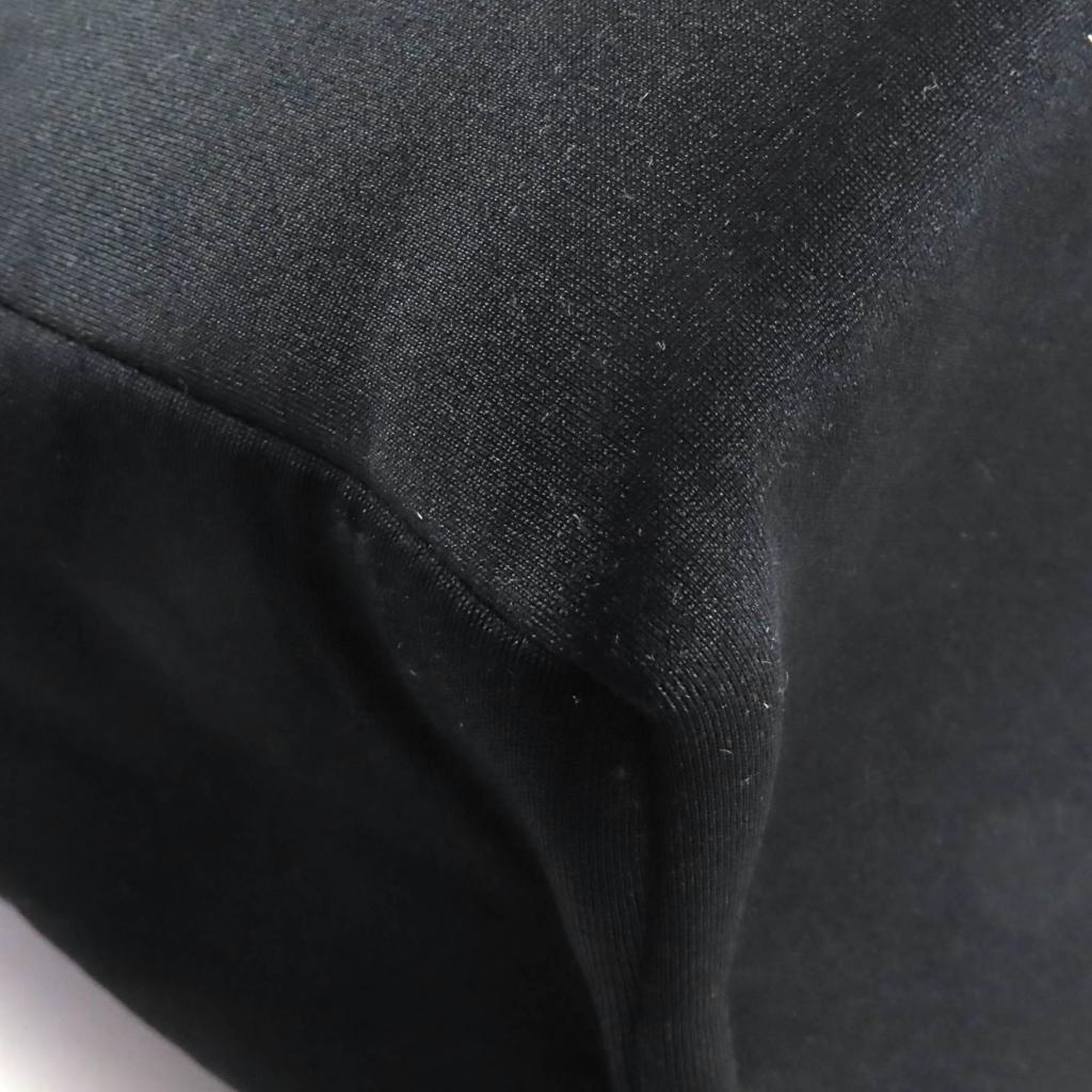 Great kawa-kawa Tote Bag WET Leather handle black leather Women Used