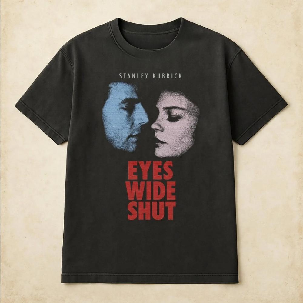 

The Design Inspiration Comes From 90s Cult Psychology Movies Secret Societies and Kubrick Style Surreal Movie Printed Tshirts S