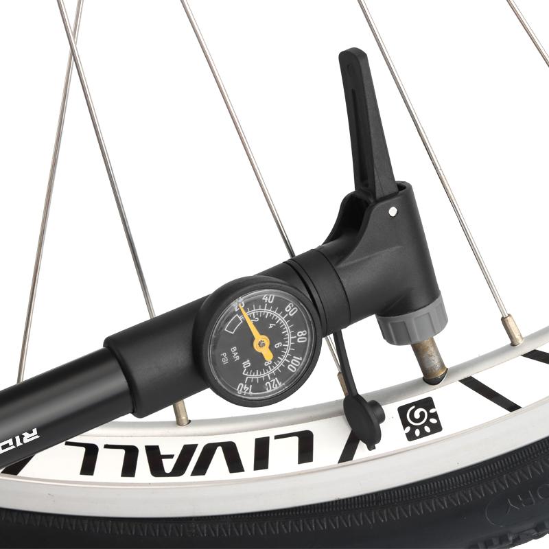 140PSI Bicycle Pump Tire Air Inflator Schrader Presta Valve Ball Needle Hose Portable MTB Bike Hand Pump Cycling Accessories