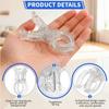 15pcs Transparent Balloon Arch Clips with Metal Spring Large Clamps For Birthday Decoration Accessories
