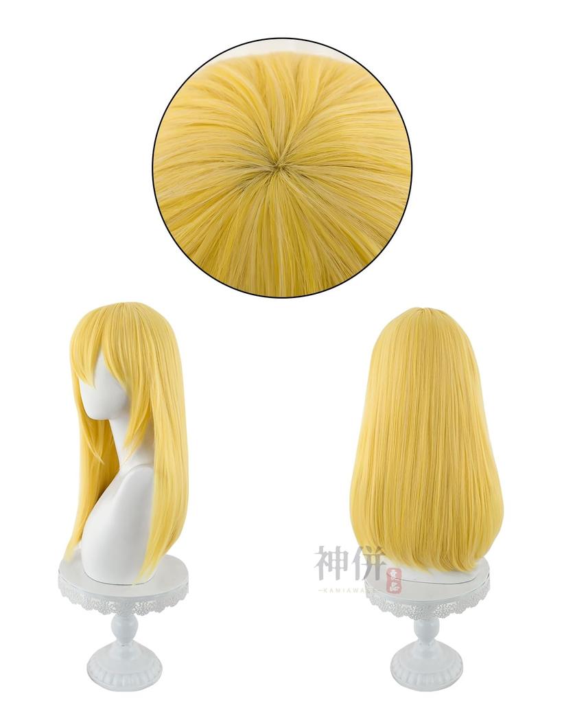 Lemon Irvine Cosplay with 3 Strawberry Mushroom Cosplay Full Adult Cultural Lemon Irvine Cosplay Irvine with [Kamizu Ryohin] Wig, Costume, Set,