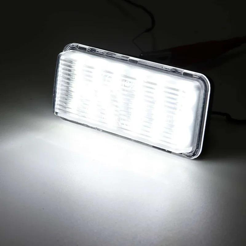 2 buc. Lămpi cu LED-uri pentru numărul de înmatriculare pentru Lexus LX470 GX470 LX570 Toyota Land Cruiser 120 Prado Land Cruiser 200 alb