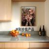 Floral Beauty Flowery Hat Hair Poster Canvas Printing Flowers with Women Home Room Decor Girls Room Bar Wall Art Picture Prints