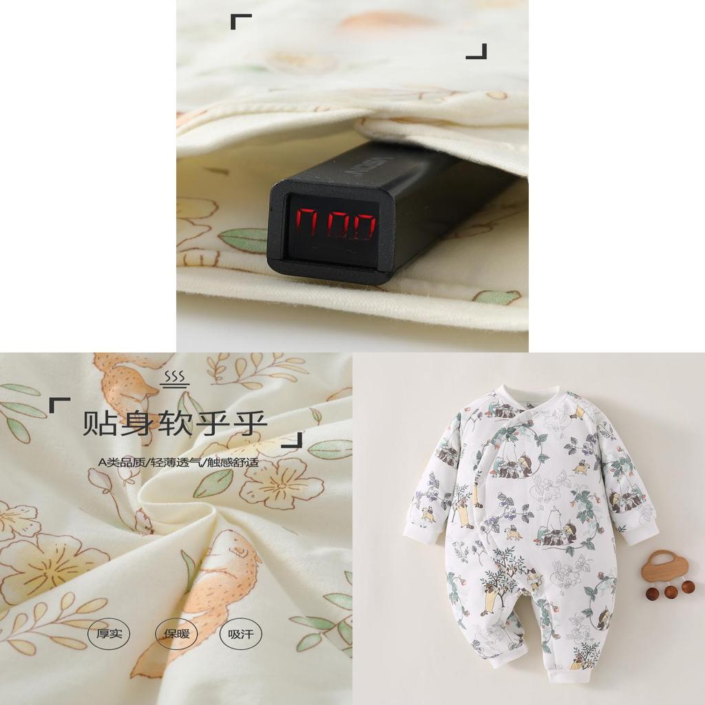 Baby Winter Sleepwear With Cotton Padding For Newborns And Infants