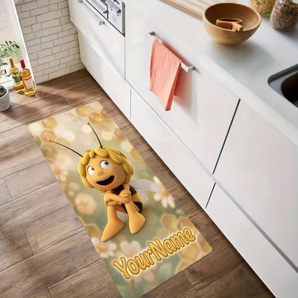 Biene Maja Customize Your Name Kitchen Rug Runner Rug Laundry Mat Hallway Entryway The Best Gift Choice