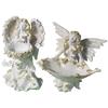 Angel Candle Holder Resin Decorative Props Handmade Sculpture Cute Figurine Fairy Candle Ornaments Office