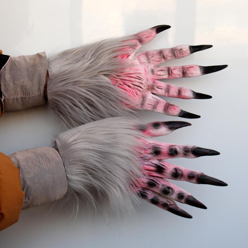 Unisex Scary Ghost Claw Gloves Halloween Costume Accessories for Masquerade, Pranks, and Photo Props
