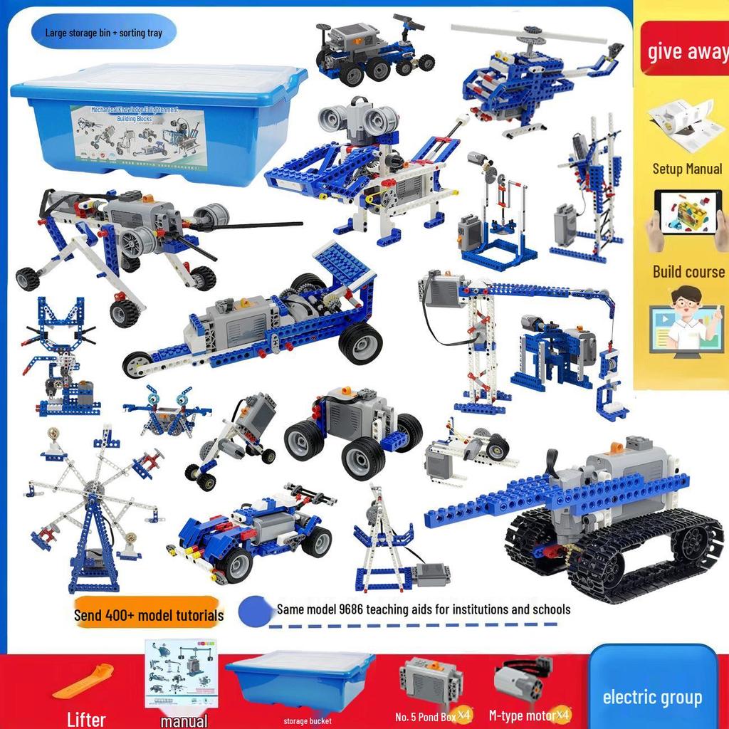 Infinite Creative Building 9686: Programmable Science & Education Blocks for Kids & Teens Ages 6-14
