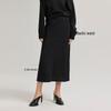 ELLE Women's High-Waist A-Line Long Skirt