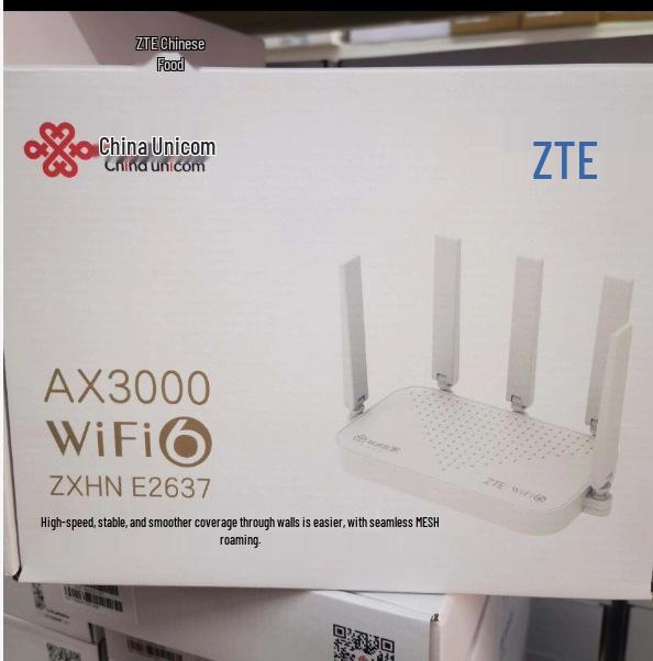 

ZTE E2638 Unicom Gigabit Dual-Band WiFi6 Router - Brand New Minimum order of 20 units