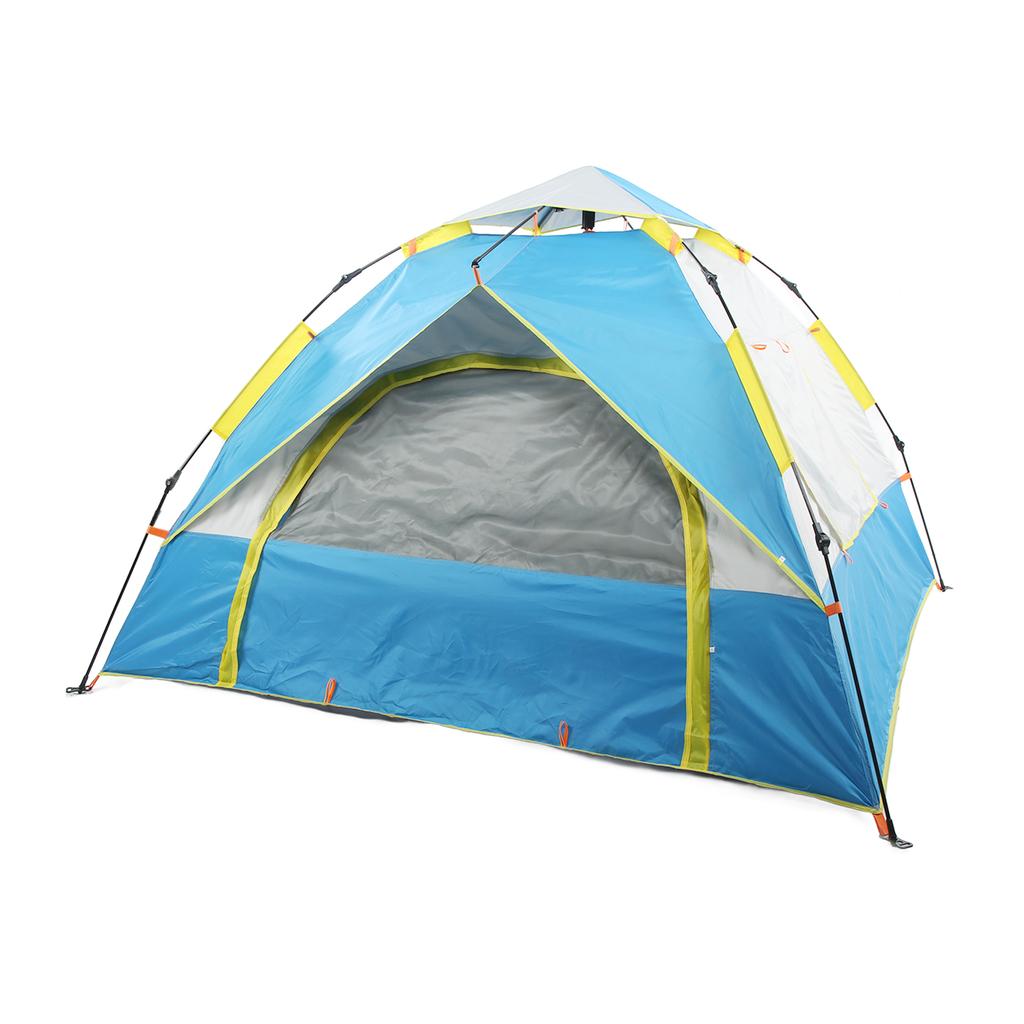 Camping Tent Waterproof Folding Automatic Quick Opening Double Layer for 2‑3 Person