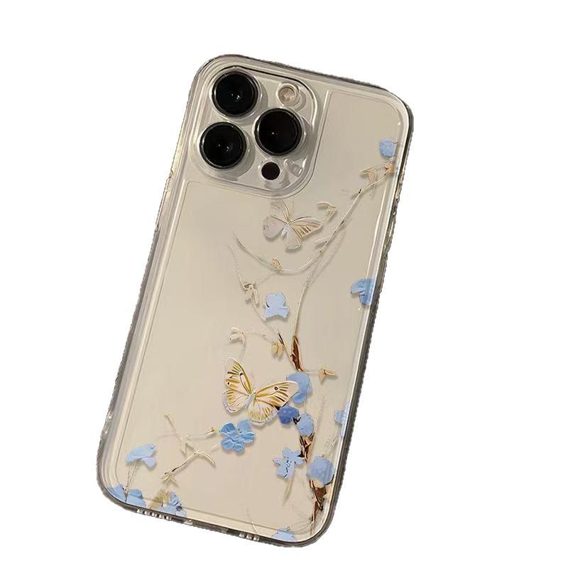 Butterfly is suitable for iphone17promax mobile phone case Apple 16/14pro Japan and South Korea 13/12/15/11x