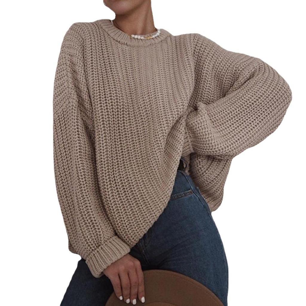 Autumn & Winter Women's Round Neck Pullover Sweater