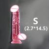 Nowe realistyczne Dildo erotyczne galaretki Dildo z super mocną przyssawką zabawki erotyczne dla kobiet mężczyzn sztuczny Penis g-spot symulacja