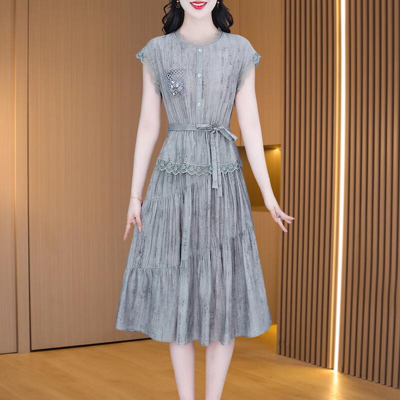Kobel Elegant Chiffon Summer Midi Dress
