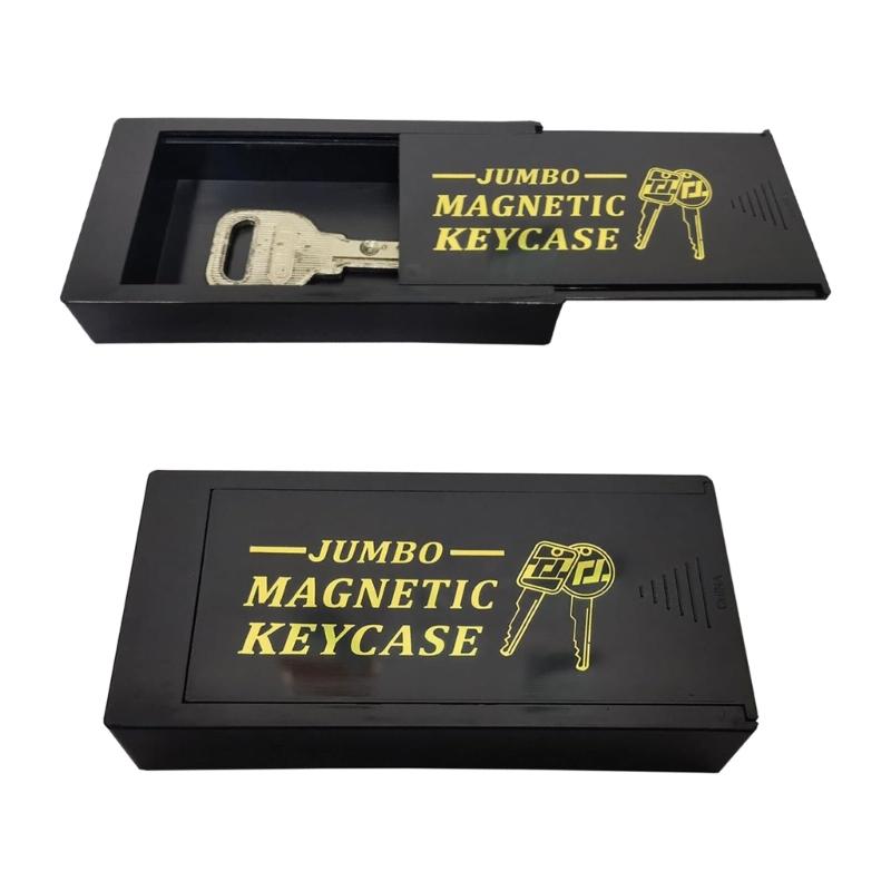Plastic Convenient Magnetic Key Storage Case Keys Hider Case Car Keys Holder ABS Material for Car and Home Keys Security