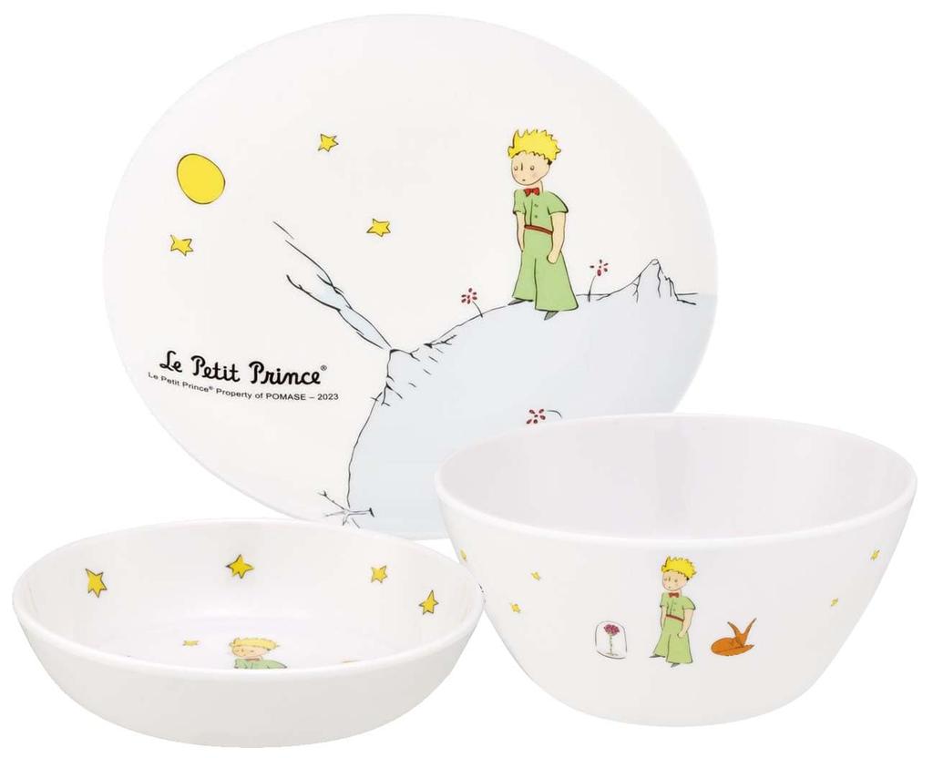 Skater Thin Melamine Stylish Character The Little Plate, 20cm, Design, Breakfast, Prince, MPL20P-A