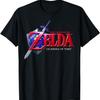 Nintendo Zelda Ocarina of Time Classic Logo Graphic T-Shirt T-Shirt
